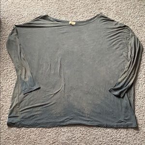 PIKO acid wash olive shirt